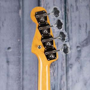 Fender American Vintage II 1960 Precision Bass Guitar, Black, back headstock