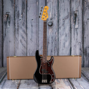 Fender American Vintage II 1960 Precision Bass Guitar, Black, case