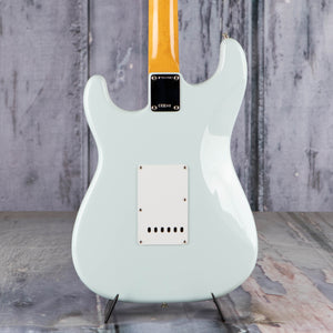 Fender American Vintage II 1965 Stratocaster Electric Guitar, Sonic Blue, back closeup