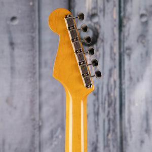 Fender American Vintage II 1965 Stratocaster Electric Guitar, Sonic Blue, back headstock