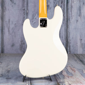 Fender American Vintage II 1966 Jazz Bass Guitar, Olympic White, back closeup