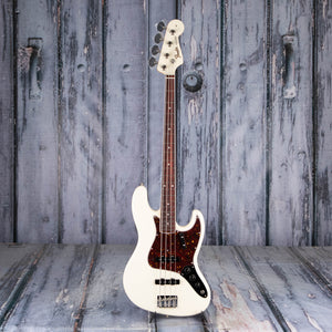 Fender American Vintage II 1966 Jazz Bass Guitar, Olympic White, front