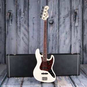 Fender American Vintage II 1966 Jazz Bass Guitar, Olympic White, case