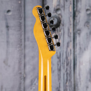 Fender American Vintage II 1972 Telecaster Thinline Semi-Hollowbody Guitar, Lake Placid Blue, back headstock