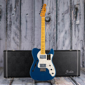 Fender American Vintage II 1972 Telecaster Thinline Semi-Hollowbody Guitar, Lake Placid Blue, case