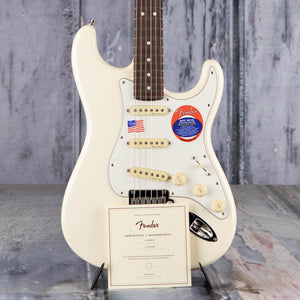 Fender Artist Series Jeff Beck Stratocaster Electric Guitar, Olympic White, coa