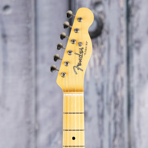 Fender Custom Shop 1950 Double Esquire Light Closet Classic Electric Guitar, Faded Nocaster Blonde, front headstock