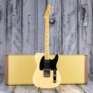 Fender Custom Shop 1950 Double Esquire Light Closet Classic Electric Guitar, Faded Nocaster Blonde, case