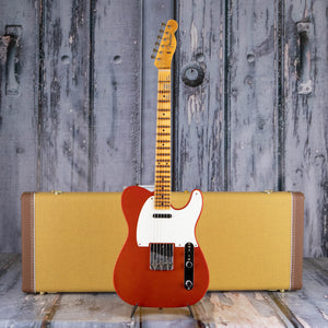 Fender Custom Shop '57 Telecaster Journeyman Relic Electric Guitar, Aged Candy Tangerine, case