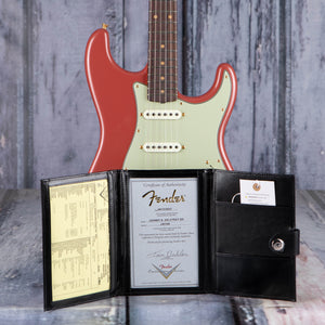 Fender Custom Shop Johnny A. Signature Stratocaster Time Capsule Electric Guitar, Sunset Glow Metallic with Gold Hardware, coa