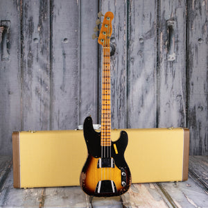 Fender Custom Shop Limited 1953 Precision Bass Heavy Relic Electric Bass Guitar, Faded Aged 2-Color Sunburst, case