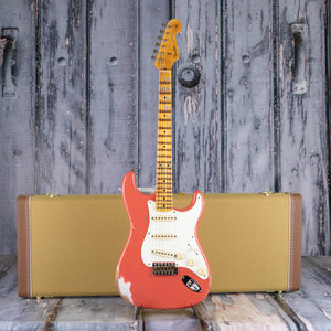 Fender Custom Shop Limited 1956 Stratocaster Heavy Relic Electric Guitar, Faded Aged Tahitian Coral, case