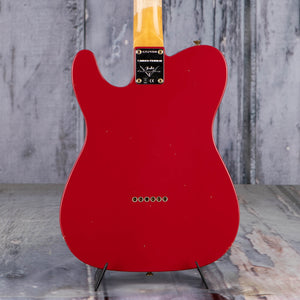 Fender Custom Shop Limited 1959 Telecaster Journeyman Relic Electric Guitar, Aged Dakota Red, back closeup