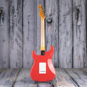 Fender Custom Shop Limited '62/'63 Stratocaster Journeyman Relic Electric Guitar, Aged Fiesta Red, back