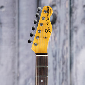 Fender Custom Shop Limited Bobbed Telecaster Thinline Relic Electric Guitar, 3-Tone Sunburst, front headstock