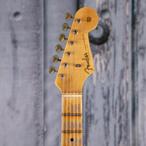 Fender Custom Shop Limited Edition 1962 Stratocaster Relic Electric Guitar, Aged Tahitian Coral, front headstock
