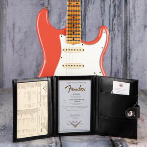 Fender Custom Shop Limited Edition 1962 Stratocaster Relic Electric Guitar, Aged Tahitian Coral, coa