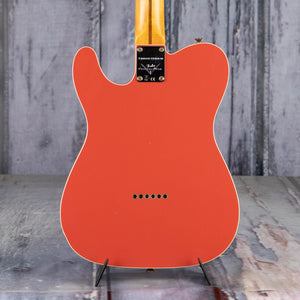 Fender Custom Shop Limited Edition '50s Twisted Telecaster Custom Journeyman Relic Electric Guitar, Aged Tahitian Coral, back closeup