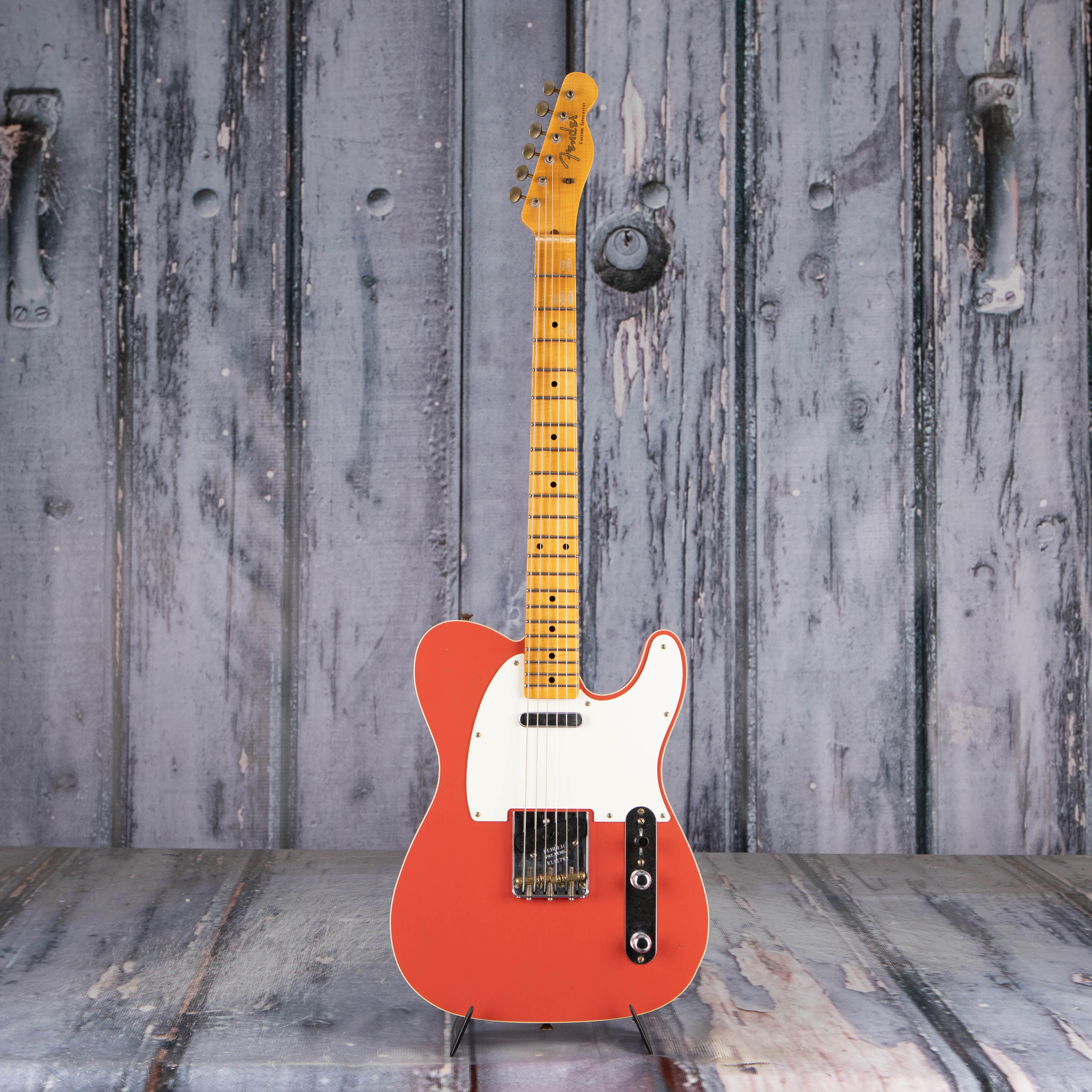 Fender Custom Shop Limited Edition '50s Twisted Telecaster Custom Journeyman Relic Electric Guitar, Aged Tahitian Coral, front