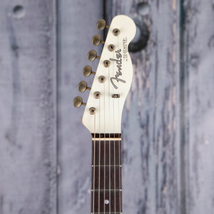 Fender Custom Shop Limited Edition '64 Telecaster Relic Electric Guitar, Aged Olympic White, front headstock