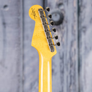 Fender Custom Shop Postmodern Stratocaster Deluxe Closet Classic Electric Guitar, Wide Fade 2-Color Sunburst, back headstock