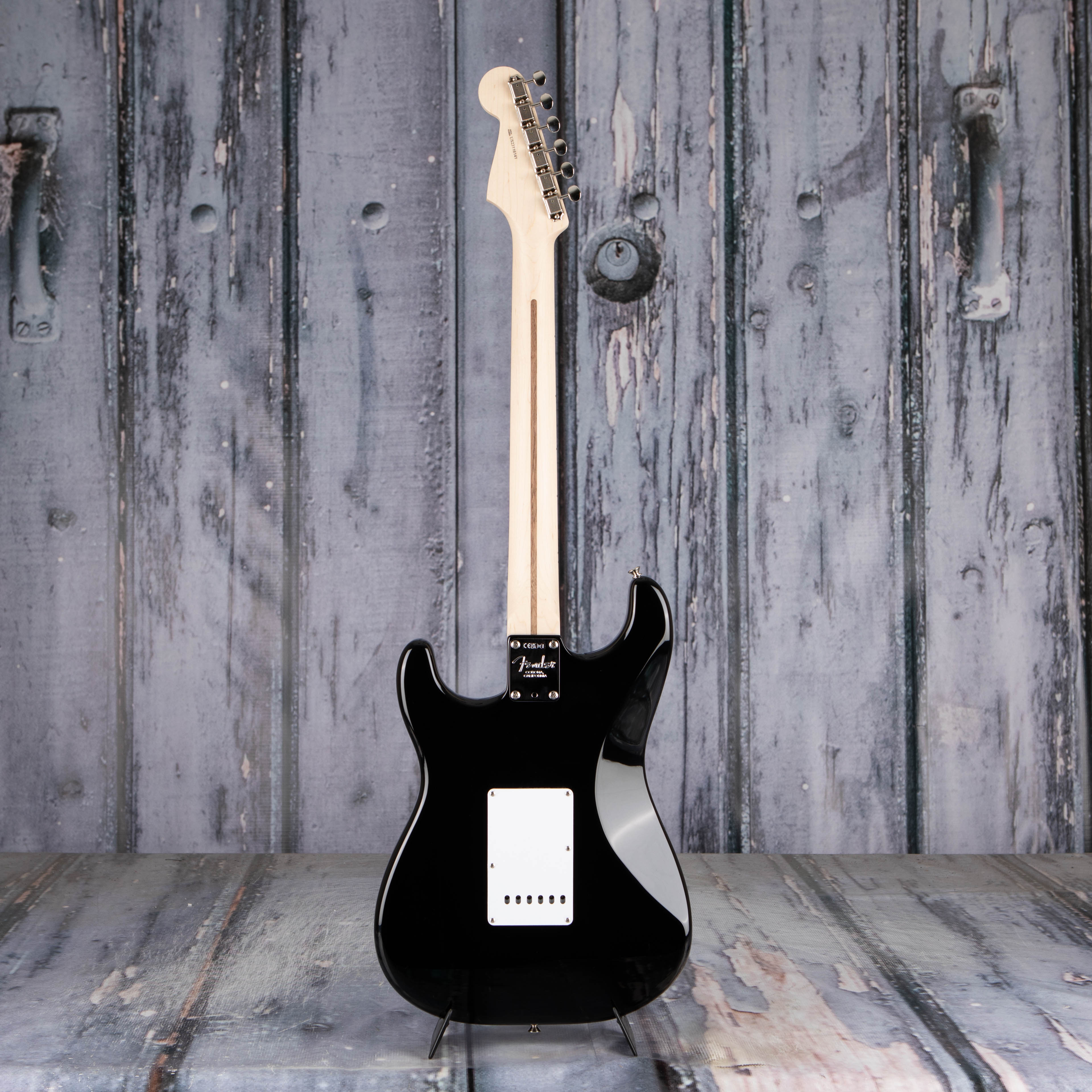 Fender Eric Clapton Stratocaster Electric Guitar, Black, back