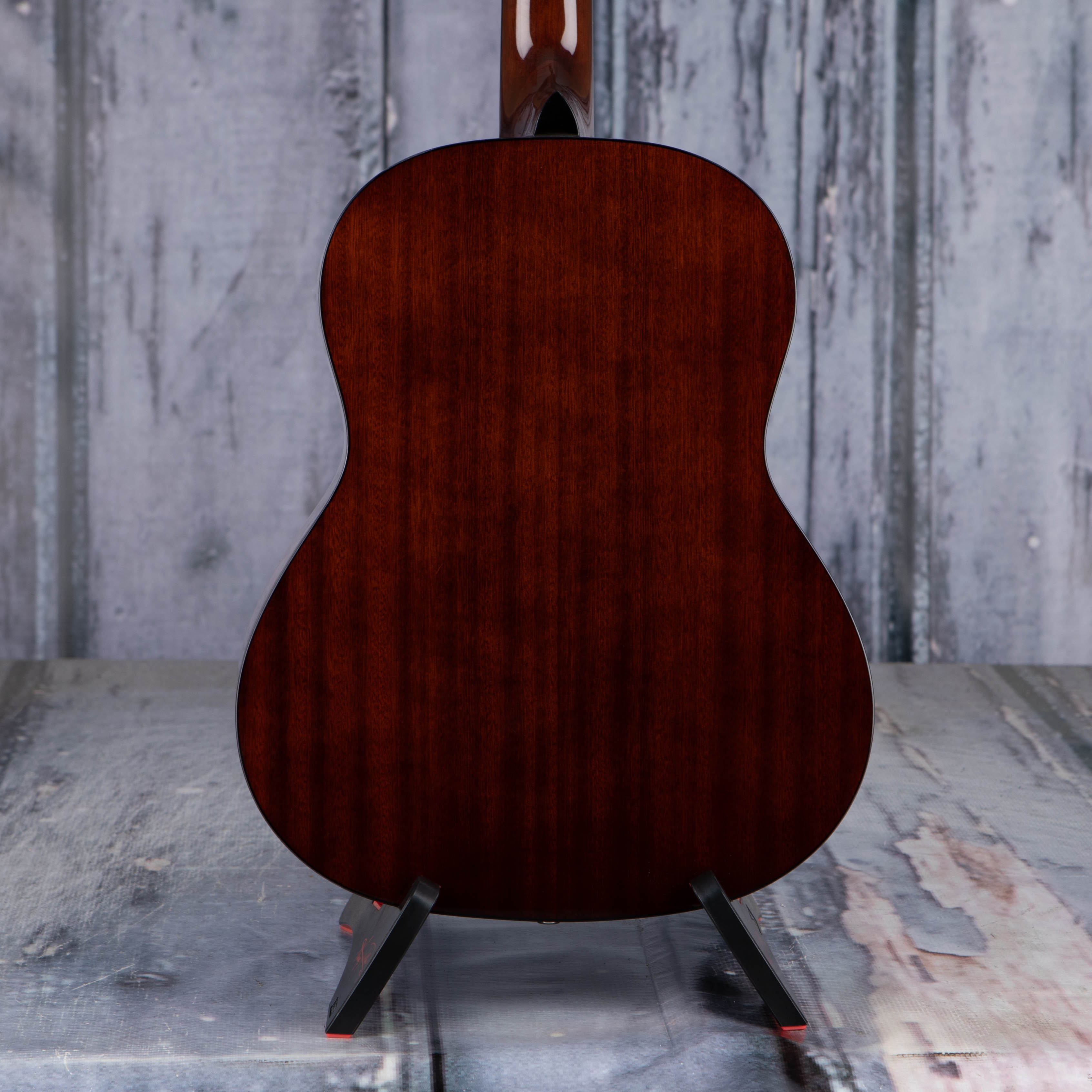 Fender FA-15 3/4 Steel Acoustic Guitar, Natural, back closeup