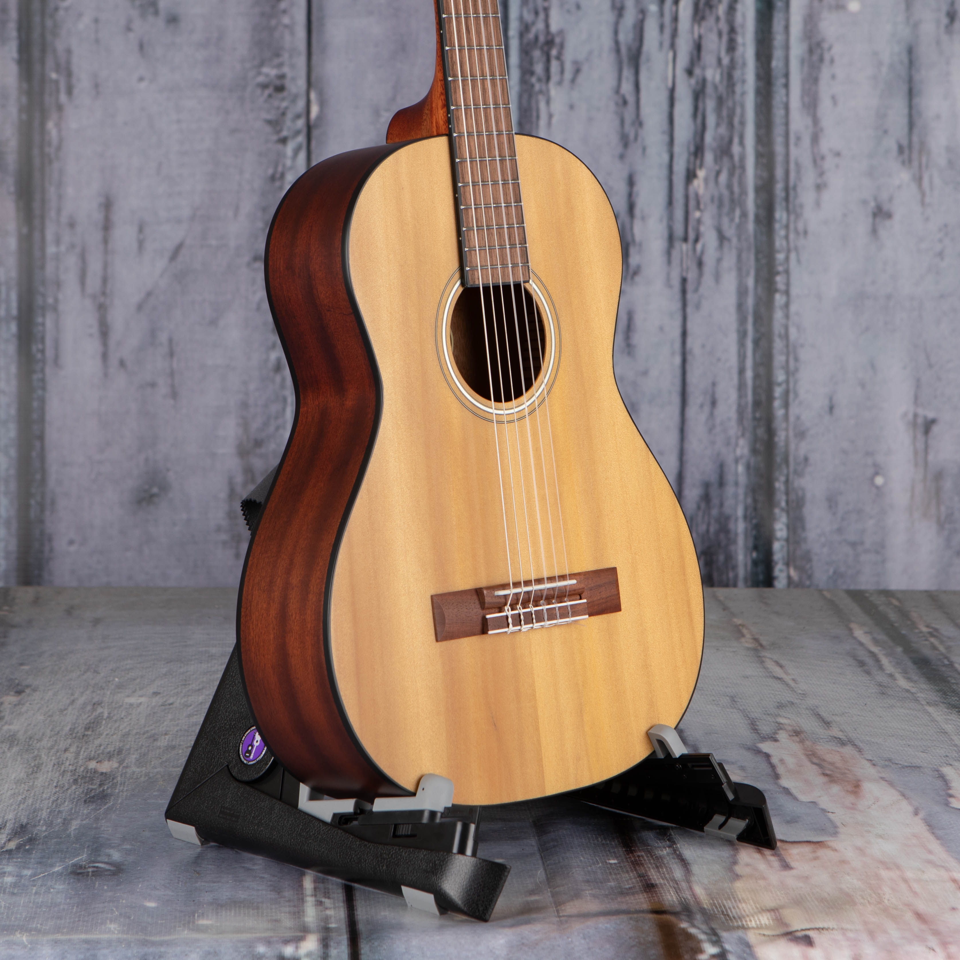 Fender FA-15N 3/4 Nylon Acoustic Guitar, Natural, angle
