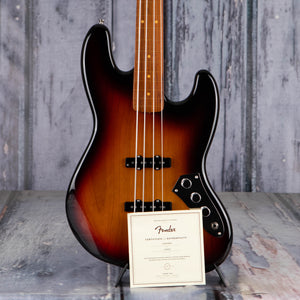 Fender Jaco Pastorius Jazz Bass Guitar, 3-Color Sunburst, coa