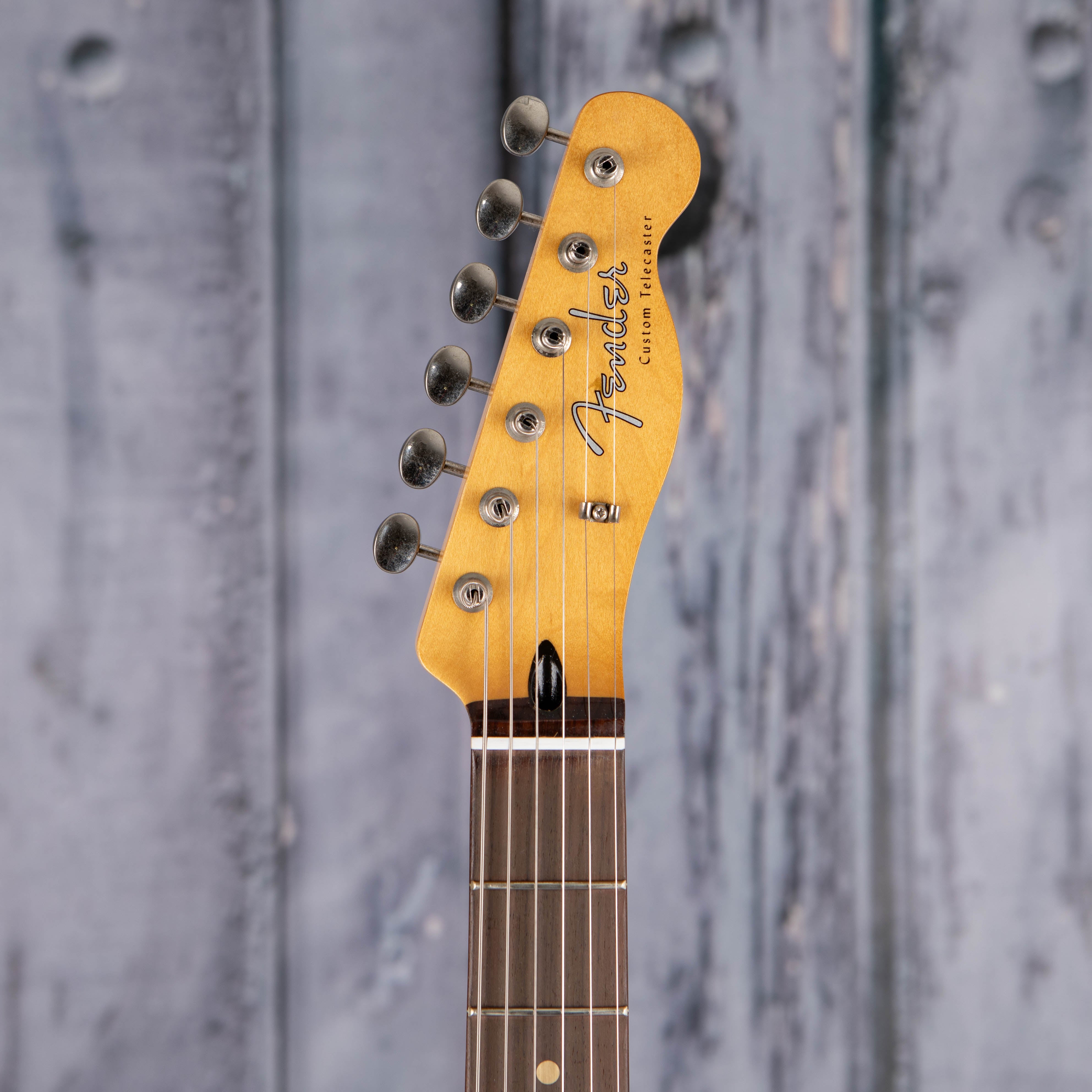 Fender Jason Isbell Custom Telecaster Electric Guitar, 3-Color Chocolate Burst, front headstock