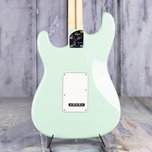 Fender Jeff Beck Stratocaster Electric Guitar, Surf Green, back closeup