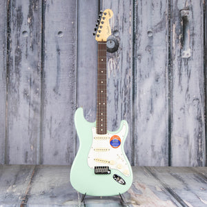 Fender Jeff Beck Stratocaster Electric Guitar, Surf Green, front