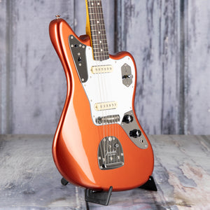 Fender Johnny Marr Jaguar Electric Guitar, Metallic KO, angle