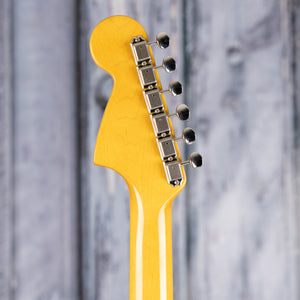 Fender Johnny Marr Jaguar Electric Guitar, Metallic KO, back headstock