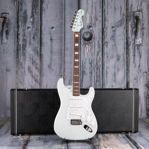 Fender Kenny Wayne Shepherd Stratocaster Electric Guitar, Transparent Faded Sonic Blue, case