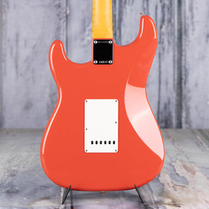 Fender Limited Edition American Vintage II '61 Stratocaster Electric Guitar, Fiesta Red, back closeup