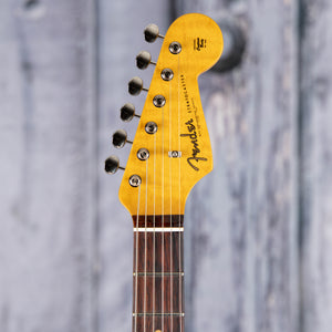 Fender Limited Edition American Vintage II '61 Stratocaster Electric Guitar, Fiesta Red, front headstock