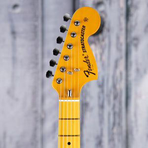 Fender Limited Edition American Vintage II '73 Stratocaster Electric Guitar, Olympic White, front headstock