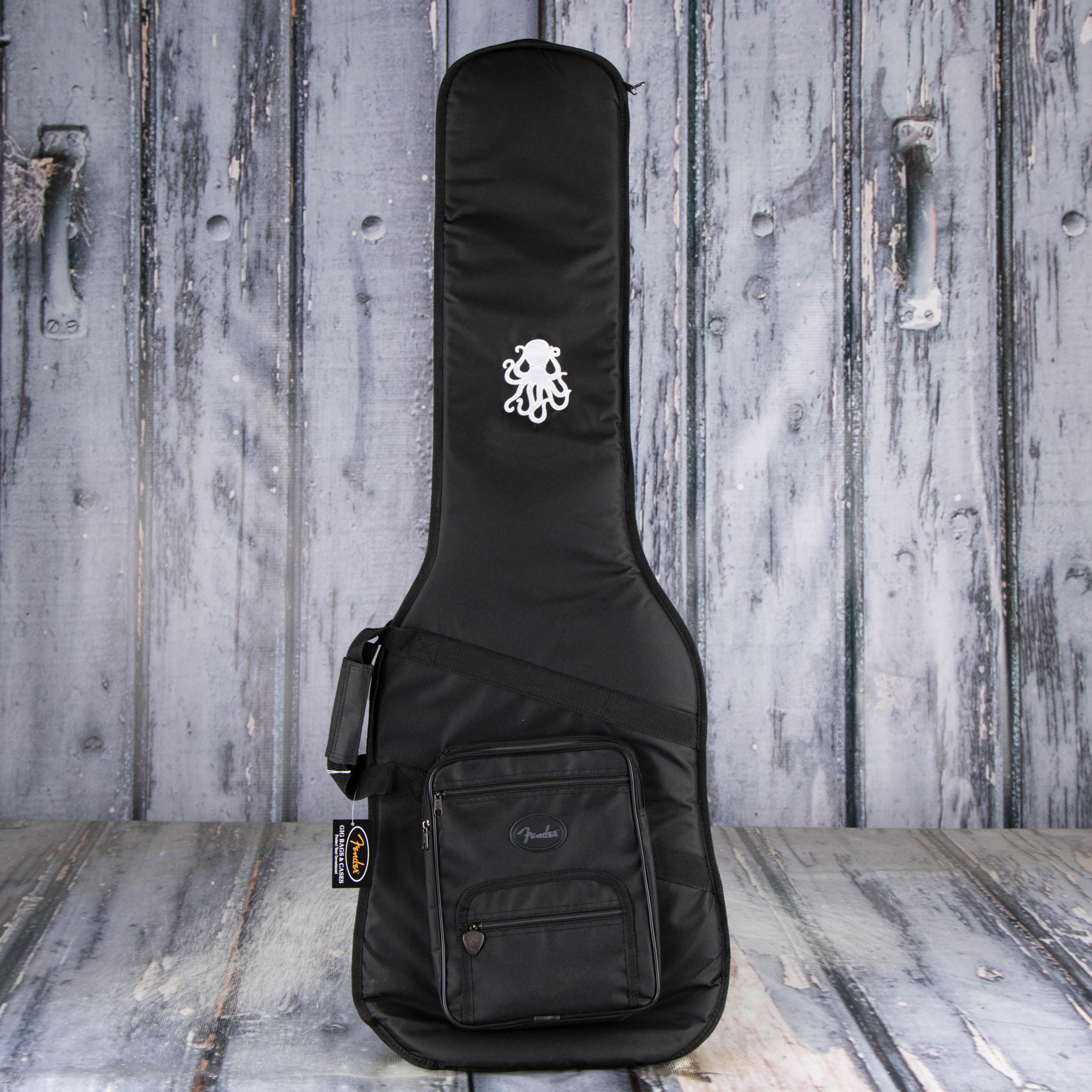 Fender Limited Edition Mark Hoppus Jaguar Electric Bass Guitar, Sea Foam Green, bag