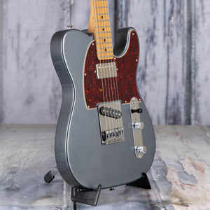 Fender Limited Edition Player II Telecaster Electric Guitar, Charcoal Frost Metallic, angle
