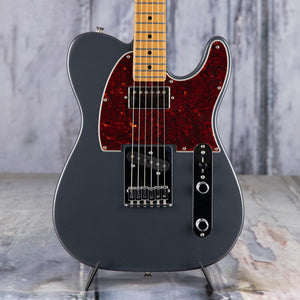 Fender Limited Edition Player II Telecaster Electric Guitar, Charcoal Frost Metallic, front closeup