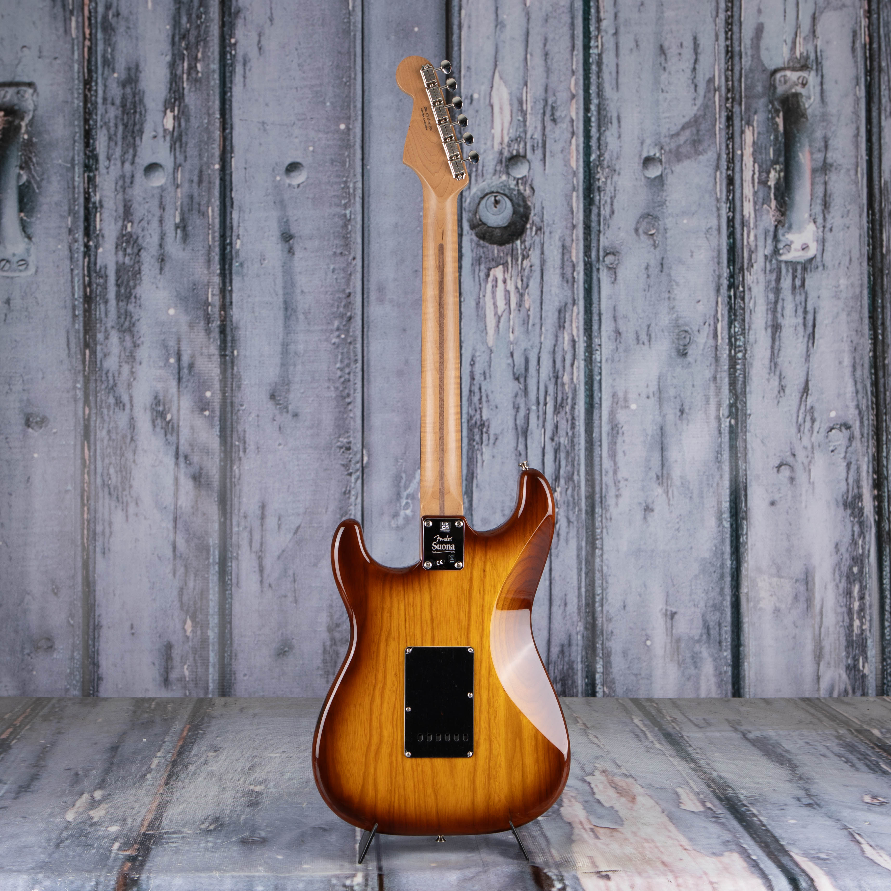Fender Limited Edition Suona Stratocaster Thinline Semi-Hollowbody Guitar, Violin Burst, back