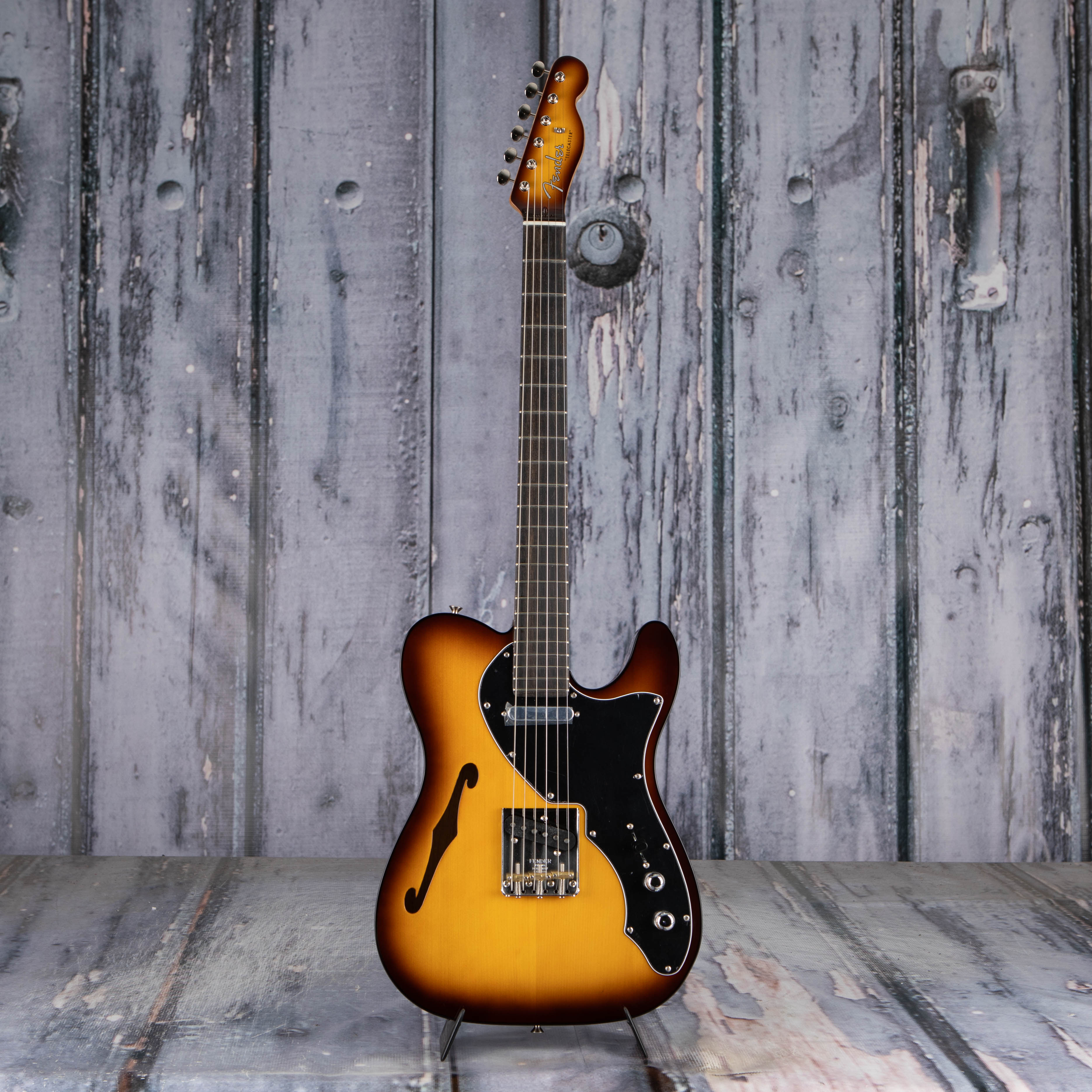 Fender Limited Edition Suona Telecaster Thinline Semi-Hollowbody Guitar, Violin Burst, front