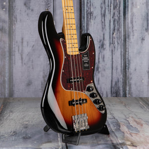 Fender Player II Modified Active Jazz Bass Guitar, 3 Tone Sunburst, angle