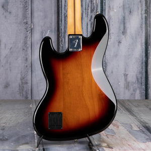 Fender Player II Modified Active Jazz Bass Guitar, 3 Tone Sunburst, back closeup
