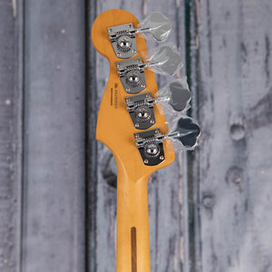 Fender Player II Modified Active Jazz Bass Guitar, 3 Tone Sunburst, back headstock