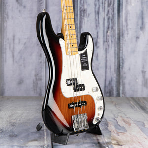 Fender Player II Modified Active Precision Bass Guitar, 3 Tone Sunburst, angle