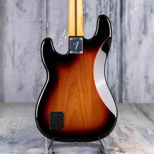 Fender Player II Modified Active Precision Bass Guitar, 3 Tone Sunburst, back closeup