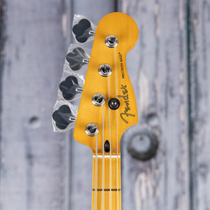 Fender Player II Modified Active Precision Bass Guitar, 3 Tone Sunburst, front headstock