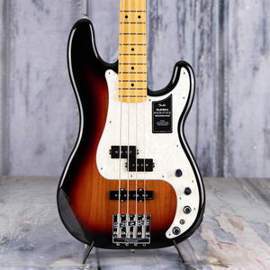 Fender Player II Modified Active Precision Bass Guitar, 3 Tone Sunburst, front closeup